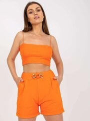 Lühikesed püksid, oranžid hind ja info | Naiste lühikesed püksid | kaup24.ee