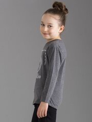 Женская блуза с вырезом на шнуровке, светло-серого цвета цена и информация | Рубашки для девочек | kaup24.ee