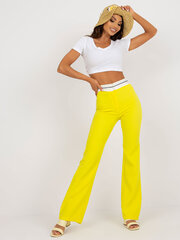 Püksid, kollased hind ja info | Naiste püksid | kaup24.ee