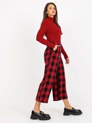 Püksid, mustad ja punased hind ja info | Naiste püksid | kaup24.ee