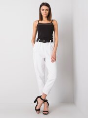 Püksid naistele Italy Moda 2016102864202, valge hind ja info | Naiste püksid | kaup24.ee