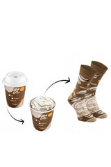 Rainbow Socks Coffee Cappuccino 1 paar цена и информация | Женские носки | kaup24.ee