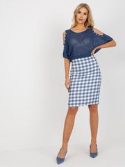 Женская юбка с оборкой, голубая  цена и информация | Юбки | kaup24.ee