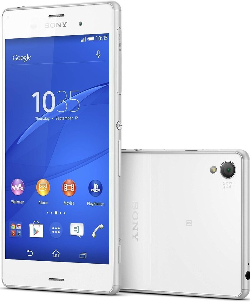 Mobiiltelefon Sony Xperia Z3 D6033 Valge цена и информация | Telefonid | kaup24.ee