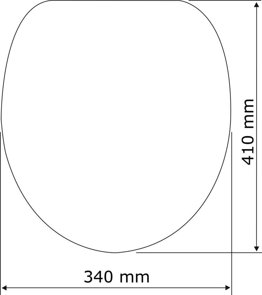 WC-poti prilllaud Wenko 37,5 x 45,5 hind ja info | Vannitoa sisustuselemendid ja aksessuaarid | kaup24.ee