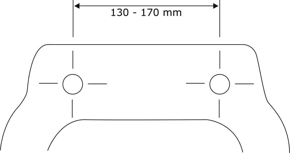 WC-poti prilllaud Wenko 37,5 x 45,5 hind ja info | Vannitoa sisustuselemendid ja aksessuaarid | kaup24.ee