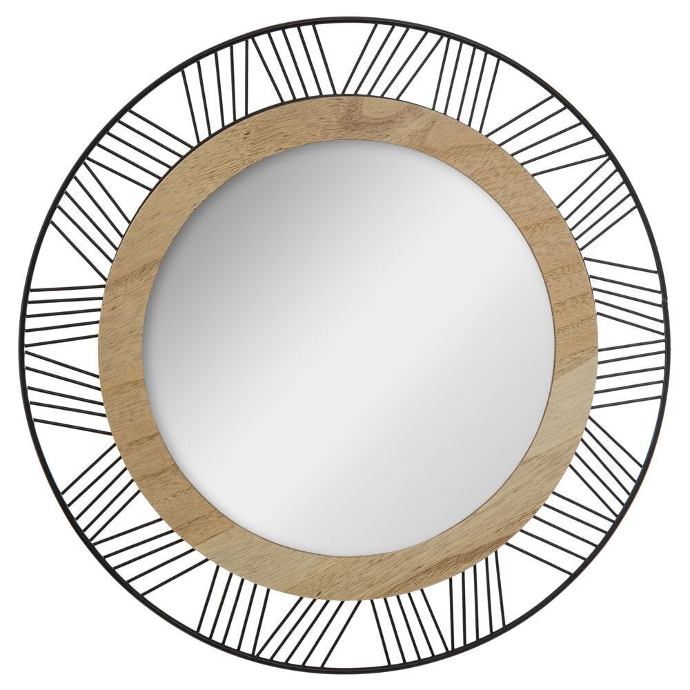 Dekoratiivne peegel metallraamis, Ø 45 cm hind ja info | Peeglid | kaup24.ee