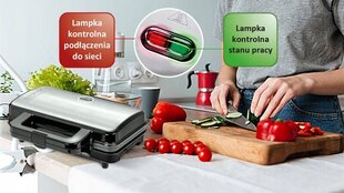 Võileivagrill Bakener Mpm Mop-20M hall 900 W цена и информация | Бутербродницы | kaup24.ee