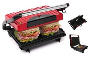 Grill Aigostar punane 700 W hind ja info | Võileivagrillid | kaup24.ee