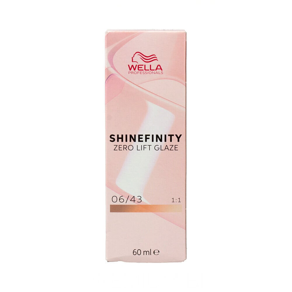 Püsivärv Wella Shinefinity Nº 06/43 (60 ml) hind ja info | Juuksevärvid | kaup24.ee