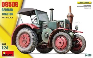 Liimitav mudel MiniArt 24010 German Tractor D8506 with Roof 1/24 цена и информация | Склеиваемые модели | kaup24.ee