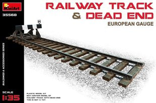 Liimitav mudel MiniArt 35568 Railway Track & Dead End (European Gauge) 1/35 hind ja info | Liimitavad mudelid | kaup24.ee