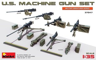 Liimitav mudel MiniArt 37047 U.S. Machine Gun Set 1/35 hind ja info | Liimitavad mudelid | kaup24.ee