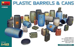 Liimitav mudel MiniArt 49010 Plastic Barrels & Cans 1/48 цена и информация | Склеиваемые модели | kaup24.ee