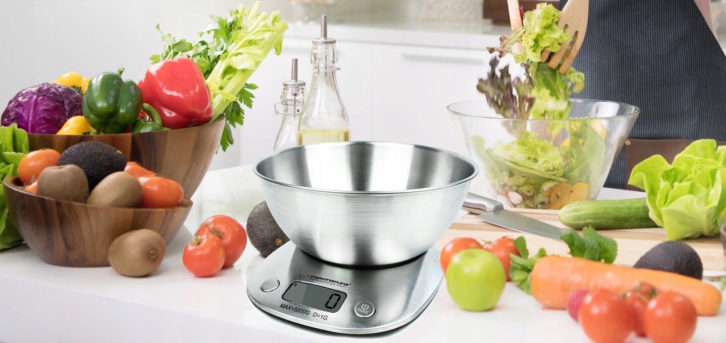Elektrooniline köögikaal Esperanza Hõbedane 5 kg hind ja info | Köögikaalud | kaup24.ee