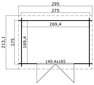 Kuur San Jose 175, 4,56m2, helesinine hind ja info | Kuurid ja aiamajad | kaup24.ee