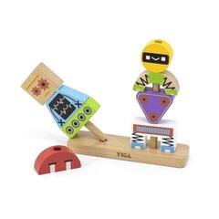Puidust puzzle, Viga, Robotid hind ja info | Arendavad mänguasjad | kaup24.ee