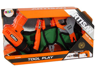 LeanToys mänguasja tööriistakomplekt koos vööga hind ja info | Poiste mänguasjad | kaup24.ee