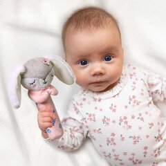 Игрушка-пищалка зайчик BabyOno 1498 цена и информация | Drewniana Wieża Piramida Kura Nakładanie Kolorowych Kwadratów LD-15 15276 | kaup24.ee