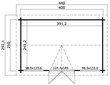 Aiamaja Kensington 9,4m2, hall hind ja info | Kuurid ja aiamajad | kaup24.ee