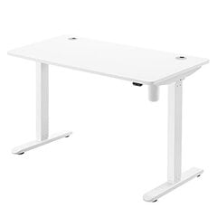 Reguleeritav laud Vasagle valge hind ja info | Arvutilauad, kirjutuslauad | kaup24.ee