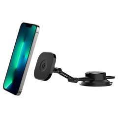 Spigen car mount ITS35-3 Onetap Magnetic Magsafe Windshield & Dashboard Car Mount black цена и информация | Mobiiltelefonide hoidjad | kaup24.ee