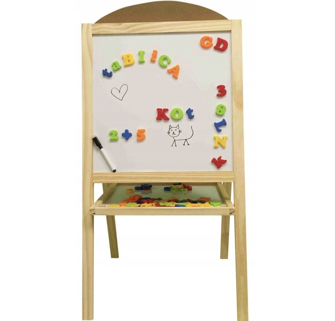Laste kahepoolne joonestuslaud Leomark, 85x45 cm hind ja info | Kunstitarbed, voolimise tarvikud | kaup24.ee