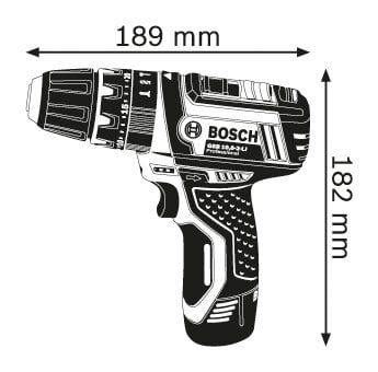 Akulööktrell Bosch GSB 12V-15 Professional цена и информация | Akutrellid ja akukruvikeerajad | kaup24.ee