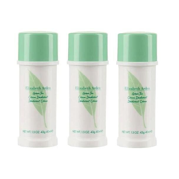 Deodorant Elizabeth Arden Green Tea Cream, 40ml x 3 tk hind ja info | Deodorandid | kaup24.ee