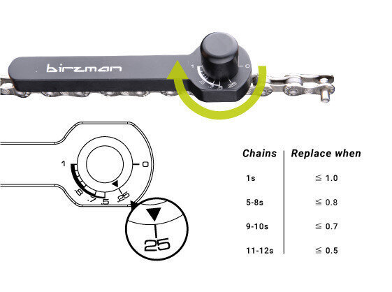 Jalgrattaketi kulumismõõtja Birzman Chain Wear Indicator II цена и информация | Jalgratta tööriistad, hooldustooted | kaup24.ee