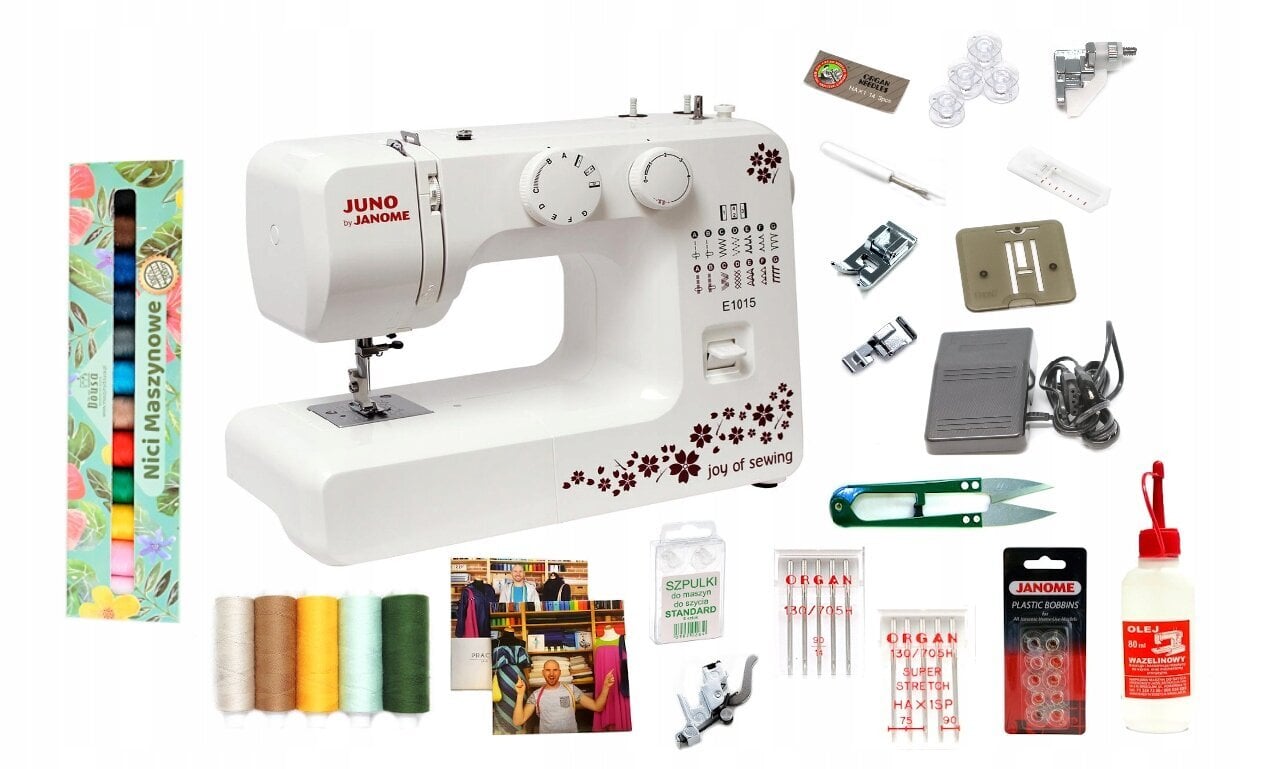 Электромеханическая швейная машина Janome Juno E1015 швейная машина цена |  kaup24.ee