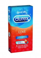 Kondoomid Durex Love, 6 tk. hind ja info | Kondoomid | kaup24.ee