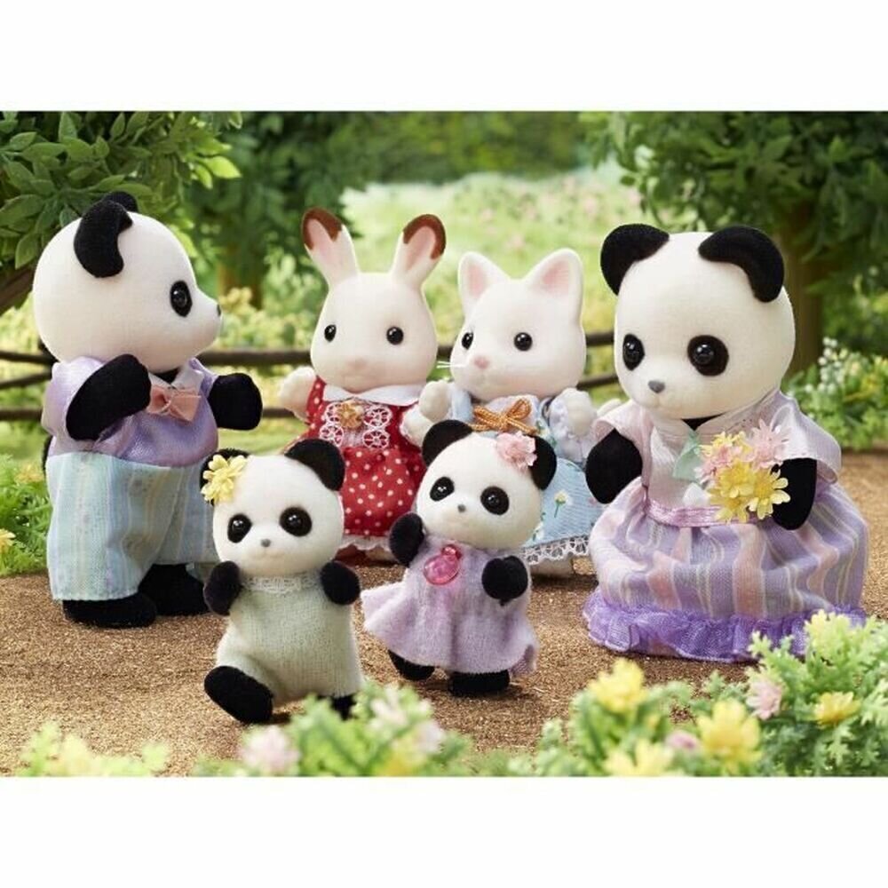 Figuurid Sylvanian Families Panda perekond цена и информация | Tüdrukute mänguasjad | kaup24.ee