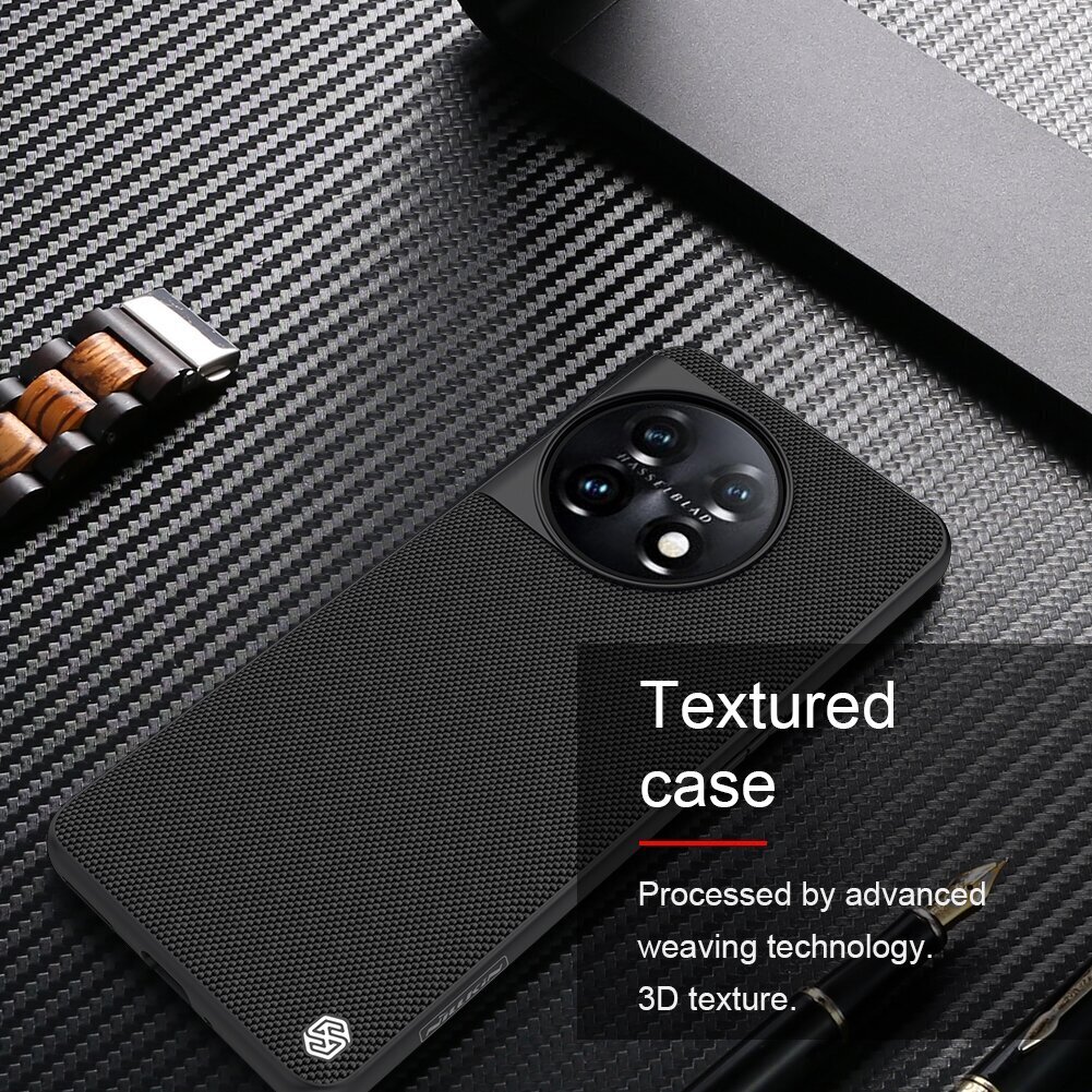 Nillkin Textured Hard Case OnePlus 11 black цена и информация | Telefoni kaaned, ümbrised | kaup24.ee