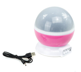 LED star projektor 3in1 Pink hind ja info | Lastetoa valgustid | kaup24.ee