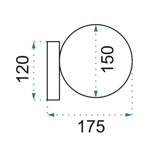 Seinavalgusti APP1009-1W hind ja info | Seinavalgustid | kaup24.ee