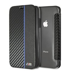 BMW BMBKTRI61CAPNBK iPhone Xr book navy|niebieski Carbon цена и информация | Чехлы для телефонов | kaup24.ee