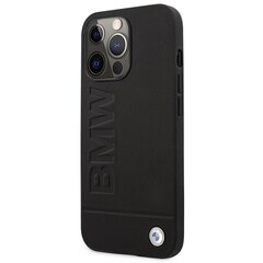 Etui BMW BMHMP14LSLLBK iPhone 14 Pro 6,1" czarny|black hardcase Signature Logo Imprint Magsafe цена и информация | Чехлы для телефонов | kaup24.ee