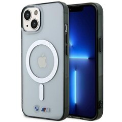 Etui BMW BMHMP14SHCRS iPhone 14 6.1" transparent hardcase Silver Ring MagSafe цена и информация | Чехлы для телефонов | kaup24.ee