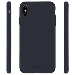 Чехол Mercury "Silicone Case" для Apple iPhone 14, чёрный цена и информация | Чехлы для телефонов | kaup24.ee