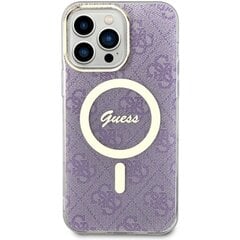 Guess GUHMP14XH4STU iPhone 14 Pro Max 6.7" purpurowy|purple hardcase 4G MagSafe цена и информация | Чехлы для телефонов | kaup24.ee