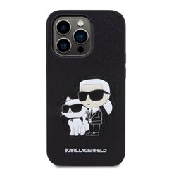 Karl Lagerfeld PU Saffiano Karl and Choupette NFT Case for iPhone 13 Pro Black цена и информация | Чехлы для телефонов | kaup24.ee