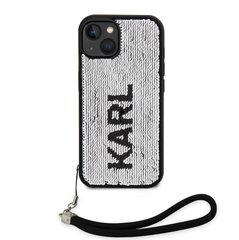 Karl Lagerfeld Sequins Reversible Case for iPhone 14 Black|Silver цена и информация | Чехлы для телефонов | kaup24.ee