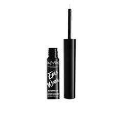 Eyeliner NYX Epic Wear Veekindel Valge hind ja info | Ripsmetušid, lauvärvid, silmapliiatsid, seerumid | kaup24.ee