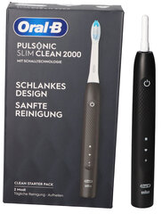 Oral-B Pulsonic Slim Clean 2000 Must (Renoveeritud B) hind ja info | Elektrilised hambaharjad | kaup24.ee