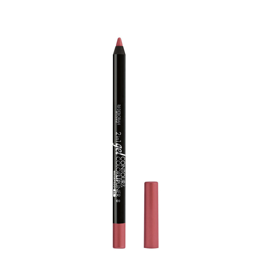 Huulepliiats Deborah Pencil Contour & Color Geel Nº 3 цена и информация | Huulepulgad, -läiked, -palsamid, vaseliin | kaup24.ee