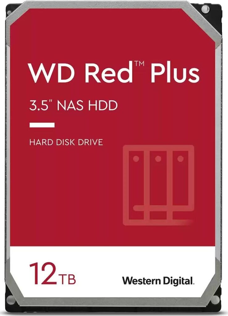 WD Red Plus WD120EFBX hind ja info | Sisemised kõvakettad (HDD, SSD, Hybrid) | kaup24.ee