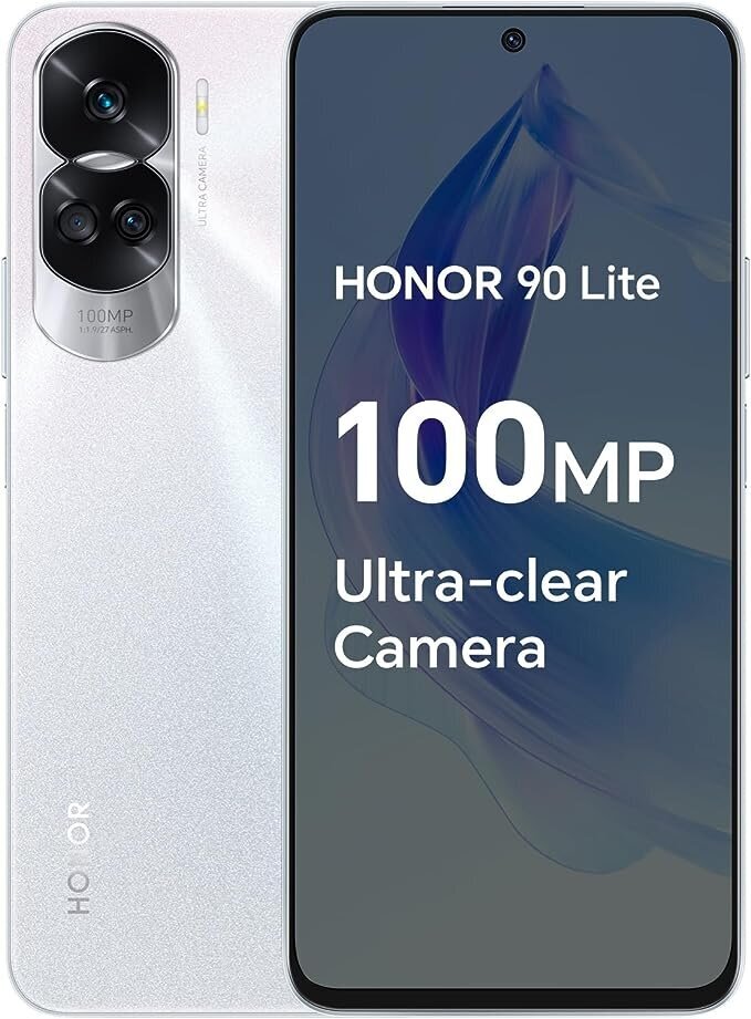 Honor 90 Lite 5G 8/256GB 5109ASWG Titanium Silver цена и информация | Telefonid | kaup24.ee