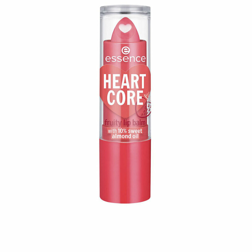 Huulepalsam Essence Heart Core Nº 02-sweet strawberry 3 g цена и информация | Huulepulgad, -läiked, -palsamid, vaseliin | kaup24.ee