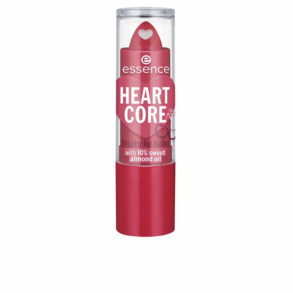 Värviline huulepalsam Essence Heart Core Nº 01-crazy cherry 3 g цена и информация | Huulepulgad, -läiked, -palsamid, vaseliin | kaup24.ee